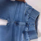 Streetwear Women's New Jeans Back Shirred Button Front High Waist Jeans Temperament Commuting Casual Comfortable Jeans