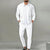 Autumnwinter men's casual blazer set new fashion Waffle baseball suit round neck pocket zipper long sleeve trousers two-piece se