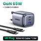UGREEN 65W GaN зарядний пристрій Quick Charge 4.0 3.0 USB C зарядний пристрій для iPhone 16 15 14 Pro Max ноутбука Macbook Air планшета PD швидка зарядка