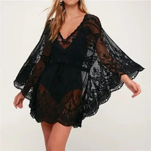 2022 Lace Beach Pareo Beachwear Swim Suit Cover Up Playa Pareo Tunics for Beach Tunic Swimwear Women