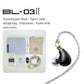 BLON New BL03 II 10mm Dual-Chamber Dynamic Driver IEM Hifi Earphones With 0.78mm 2Pin Detachable Cable 3.5 4.4mm BL03 2