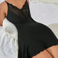 Sexy Elegant Dresses for Women New Fashion 2024 Summer Casual Female Clothing Outfits Home Lace Patch V-Neck Sleep Dress