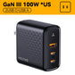 Зарядний пристрій VOLTME 100W GaN для Macbook, планшета, USB Type C, швидка зарядка для iPhone 15 14 13 12, Quick Charge 4.0 3.0