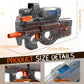 Electric Gel Gun in Transparent Black! Fully Automatic Splatter Ball Toy, Perfect for Outdoor Shooting Games (No Bullets)