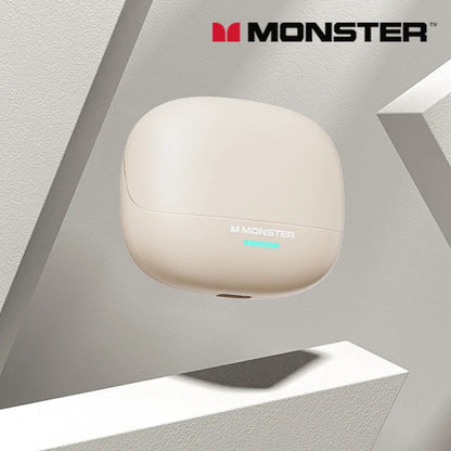 Навушники Monster MQT52 бездротові Bluetooth 5.4 з тривалим часом роботи, ігрові навушники, подвійний режим, HIFI стереозвук, гарнітура з мікрофоном